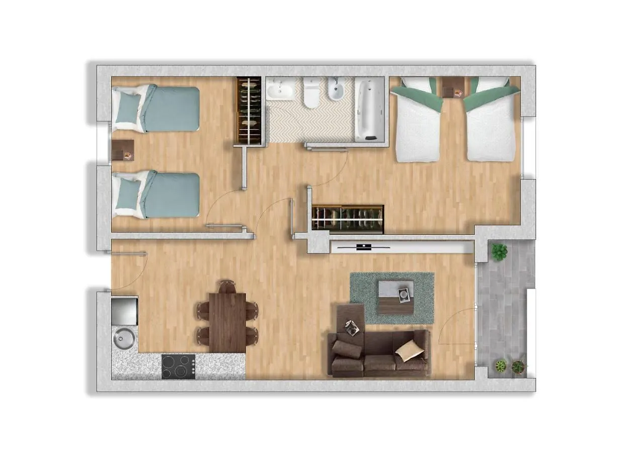 يوريت دي مار شقق إلس لوريرز 2*, يوريت دي مار